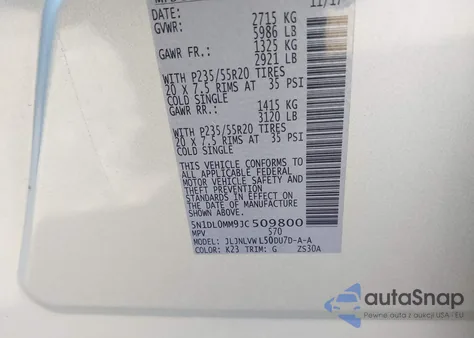 2018 Infiniti Qx60 from USA, damaged, VIN 5N1DL0MM9JC509800